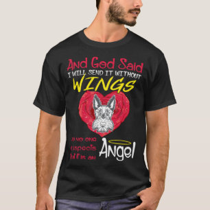 Camiseta Scottish Terrier Angel Sem Wings Pet s
