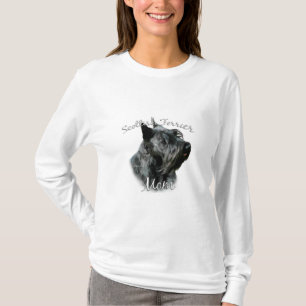 Camiseta Scottish Terrier (blk) Mãe 2