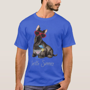 Camiseta Scottish Terrier do verão