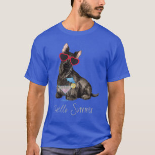 Camiseta Scottish Terrier do verão