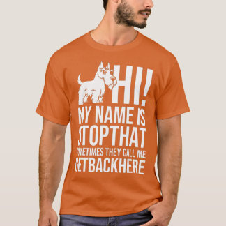 Camiseta Scottish Terrier Dog Puppies Owner Lover