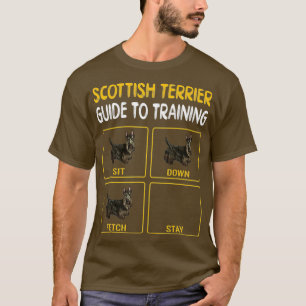 Camiseta Scottish Terrier Guide To Training Dog Obeence