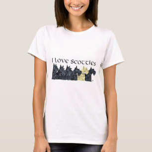 Camiseta Scottish Terrier Love