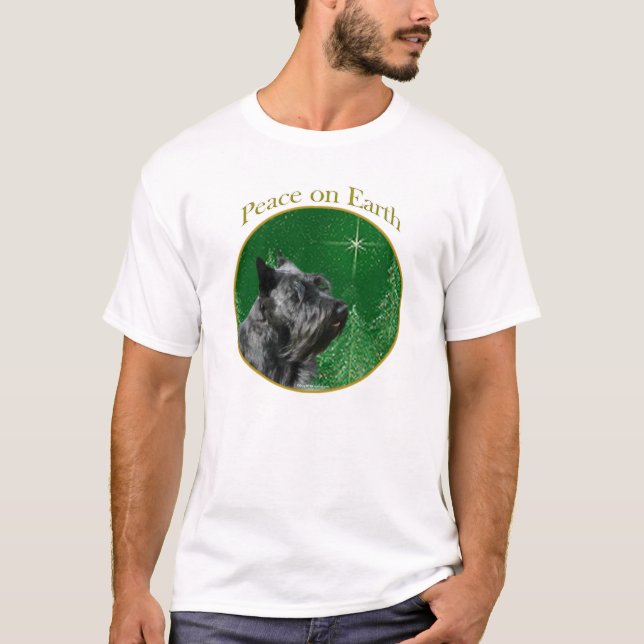 Camiseta Scottish Terrier Peace (Frente)