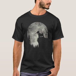 Camiseta Scottish Terrier Scottie And Moon Halloween