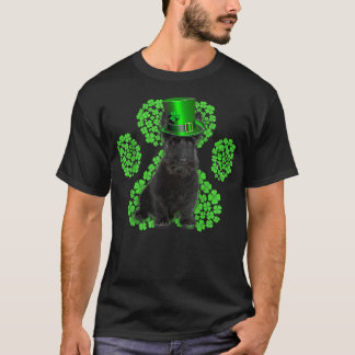 Camiseta Scottish Terrier Shamrock Paw Clovers St Patrick's