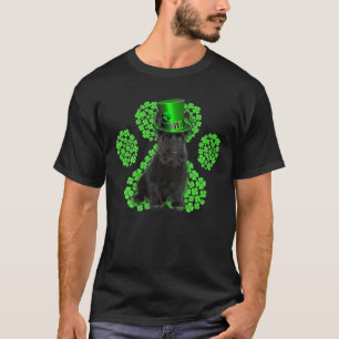 Camiseta Scottish Terrier Shamrock Paw Clovers St Patrick's