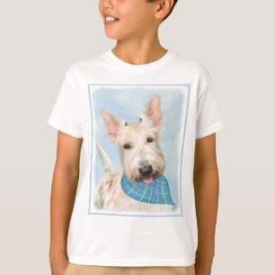Camiseta Scottish Terrier Wheaten Dog Painting