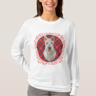 Camiseta Scottish Wheaten Terrier no Tartan