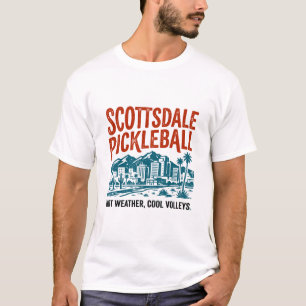 Camiseta Scottsdale Arizona Pickleball Sol Calor do Deserto