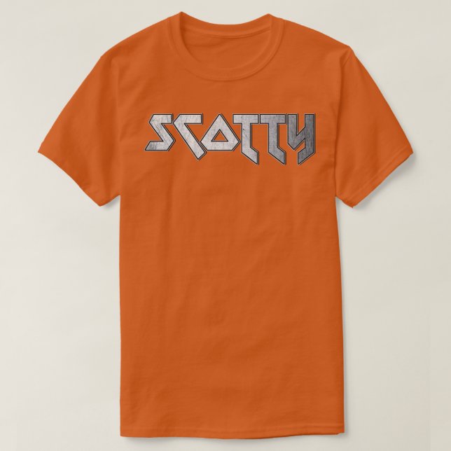 Camiseta Scotty Heavy Metal (Frente do Design)