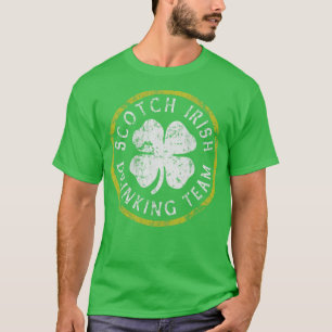Camiseta Scotty Irish Bebendo Team Dia de São Patrício Scot