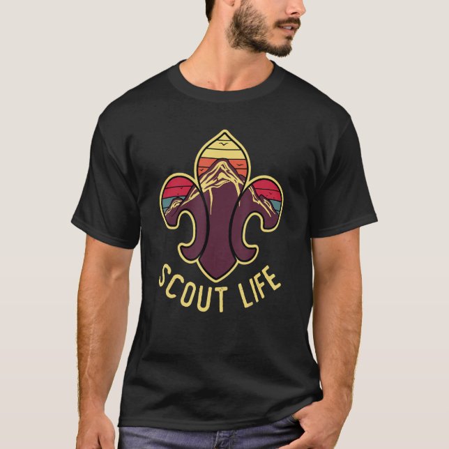 Camiseta Scout Life Scout Leader Hiking Camping Camper Scou (Frente)