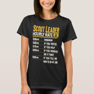 Camiseta Scouter Scouter Scouter de Taxa Horária L