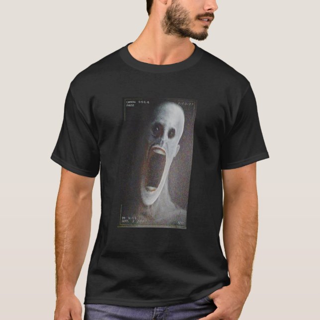 Camiseta Scp Foundation Shy Cara Scp 096 (Frente)