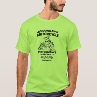 Camiseta Scramblers Motorcycle Performance Racing T-Shirt