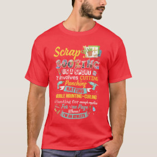 Camiseta Scrapbooking É Esporte Envolve Cortar Furar