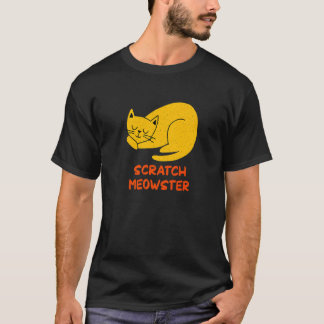 Camiseta Scratch Meowster  Cat  Humor Kitten Joke Cat Mom