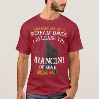 Camiseta Scream Havoc Release Arancini War Palermo Sicily