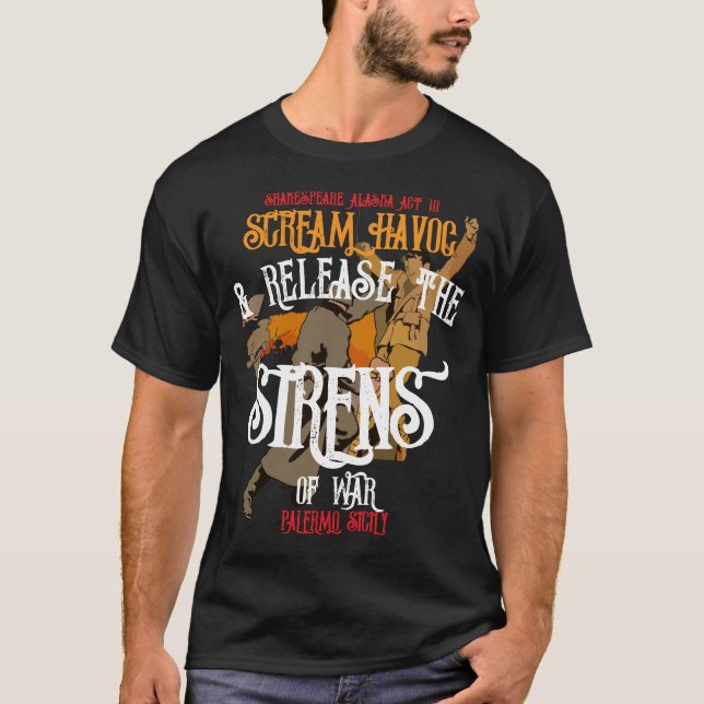 Camiseta Scream Havoc Turnagain Arm Sirens War Alaska (Frente)