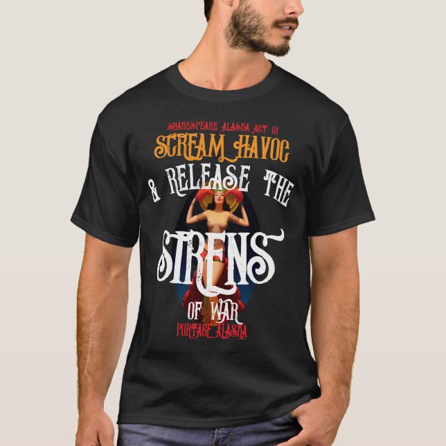 Camiseta Scream Havoc Turnagain Arm Sirens War Alaska (Frente)