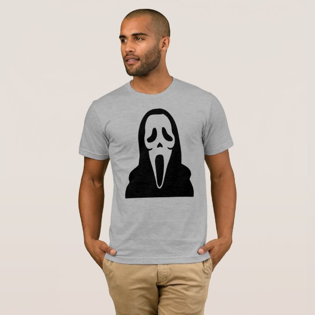 Camiseta Scream Mask Men's Shirt  (Frente Completa)