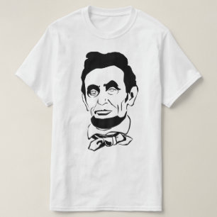 Camiseta Screenprint do vetor de Abraham Lincoln