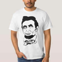 Screenprint do vetor de Abraham Lincoln