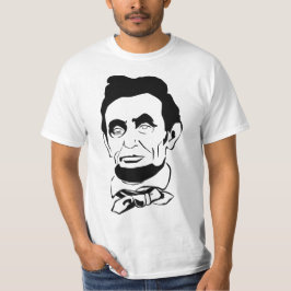 Camiseta Screenprint do vetor de Abraham Lincoln