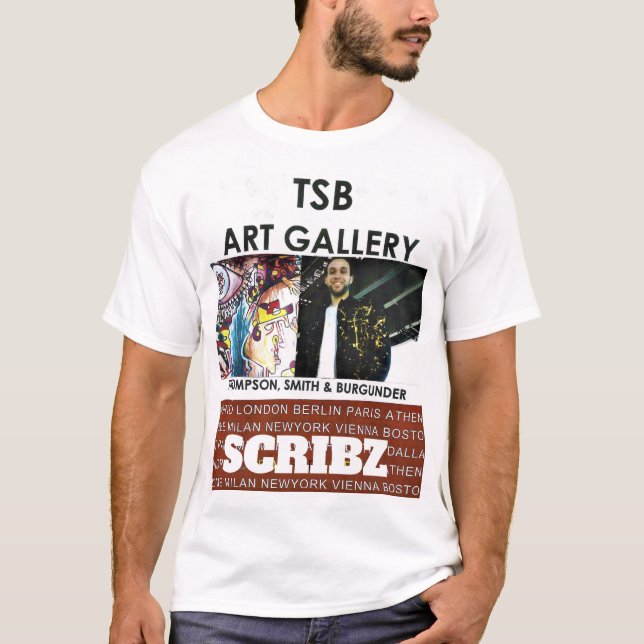 Camiseta SCRIBZ TSB ART (Frente)