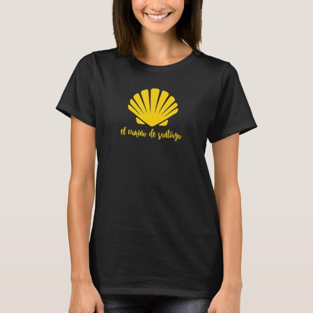 Camiseta Script Camino De Santiago (Frente)