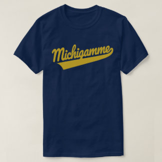 Camiseta Script Dourado Michigamme 150
