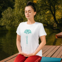 Script Moderno do Flor de Lotus Preto do Namaste
