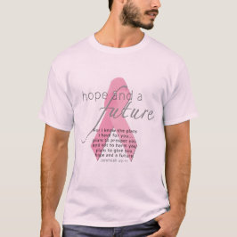 Camiseta Scripting Pink Friso Sensibilização do Cancer da M