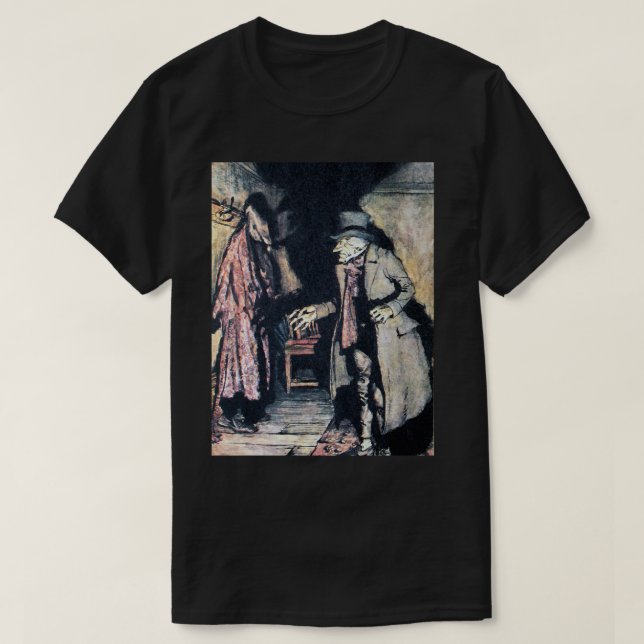 Camiseta Scrooge começa a se sentir nervoso. - Uma Caro De  (Frente do Design)