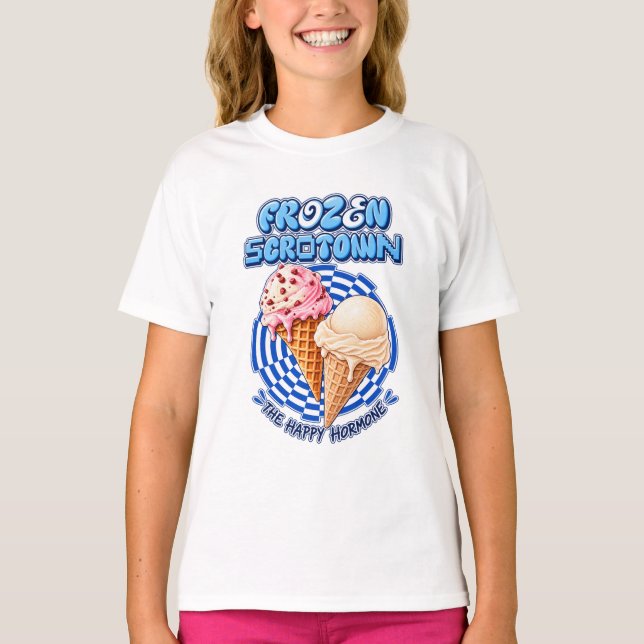 Camiseta 🍦 Scrotown Congelada (Frente)