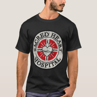 Camiseta Scrubs de Logotipo do Hospital do Coração Sagrado