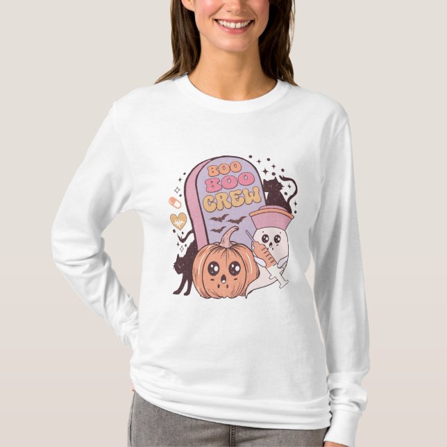 Camiseta Scrubs Scrubs Figurino Longo Sleeve (Frente)