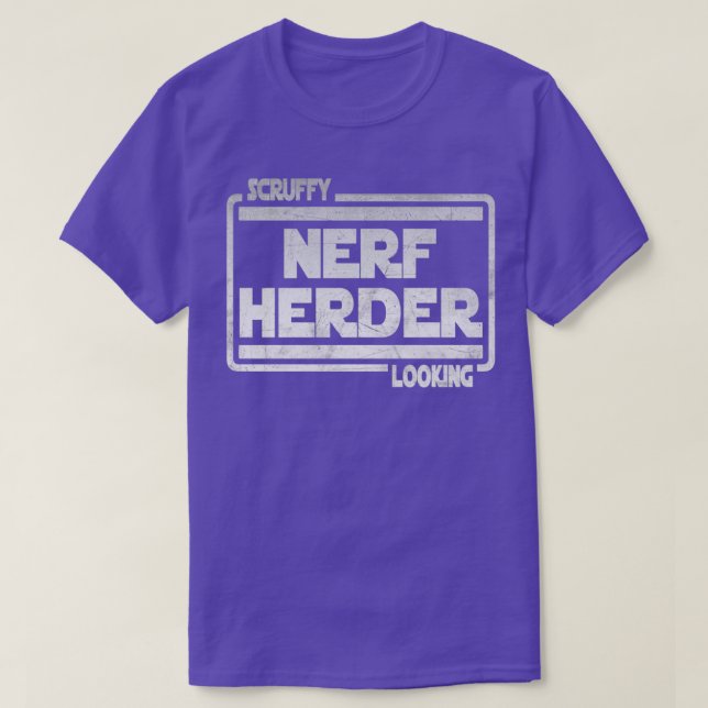 Camiseta Scruffy Parecendo Nerf Herder  (Frente do Design)