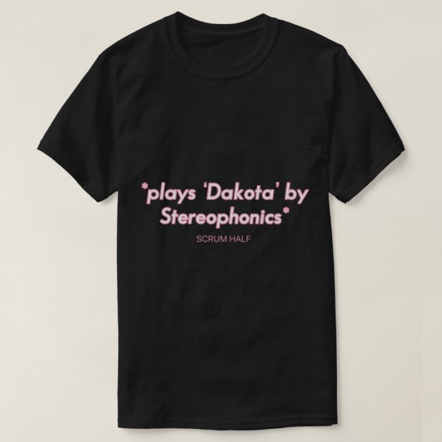 Camiseta SCRUM HALF "Dakota" por Stereophonics design Wattp (Frente do Design)
