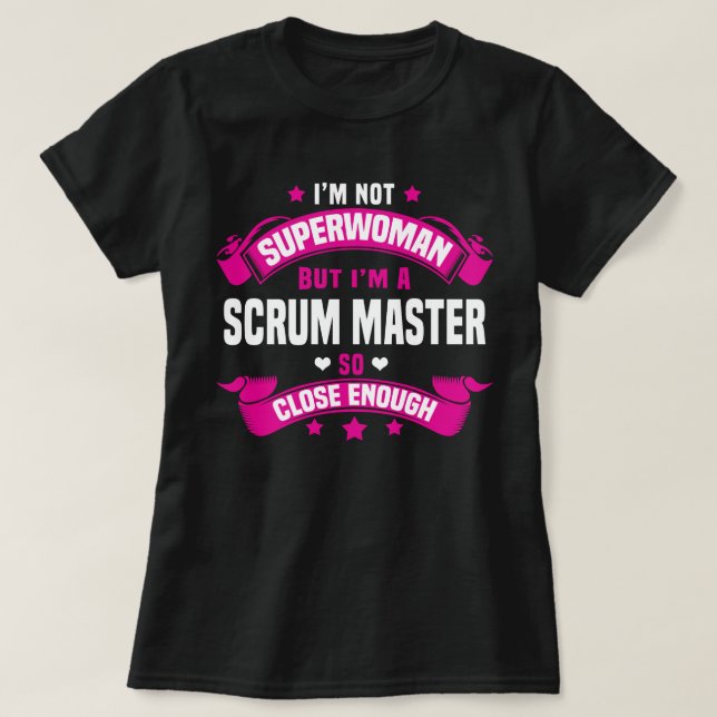 Camiseta Scrum Master (Frente do Design)