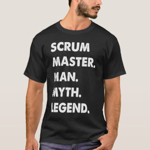 Camiseta Scrum Master Man Myth Legend