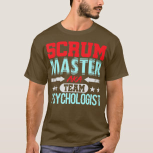 Camiseta Scrum Master Psicólogo Agile Team PM Funny