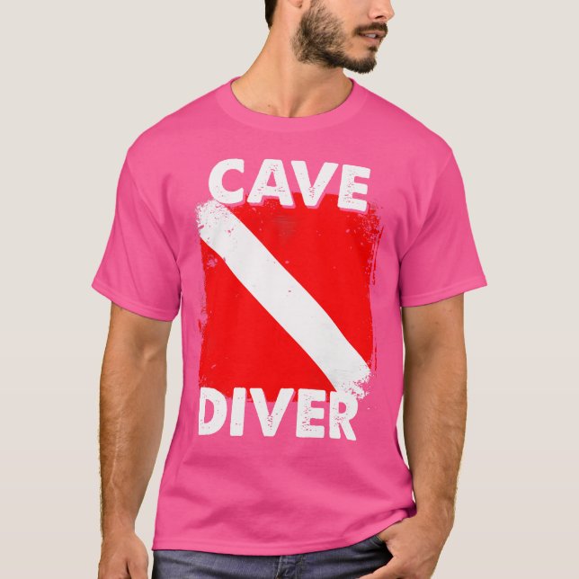 Camiseta Scuba Cave Diver Instrutores Divemasters (Frente)