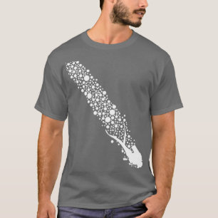 Camiseta Scuba Dive Flag Diver Bubbles Scuba Merging Red Wh