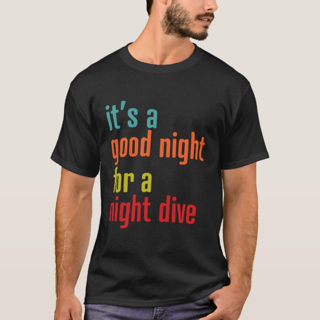 Camiseta Scuba Dive Gear Para Divers Night Scuba D (Frente)