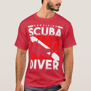 Camiseta Scuba Diver Certificado Scuba Diver