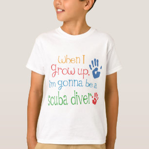 Camiseta Scuba Diver (Future) Criança Baby T Shirt