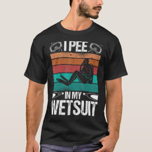 Camiseta Scuba Diver Humor I xixi no meu bife Scuba