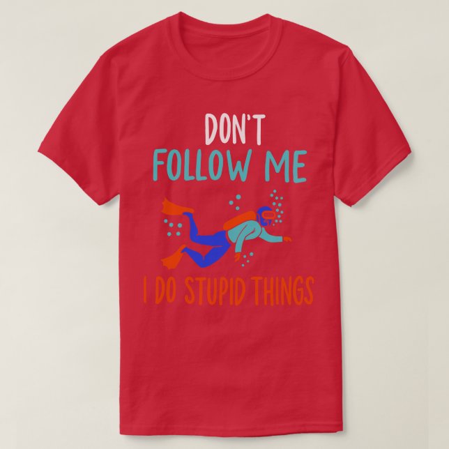 Camiseta Scuba Diver Scuba Diving (Frente do Design)